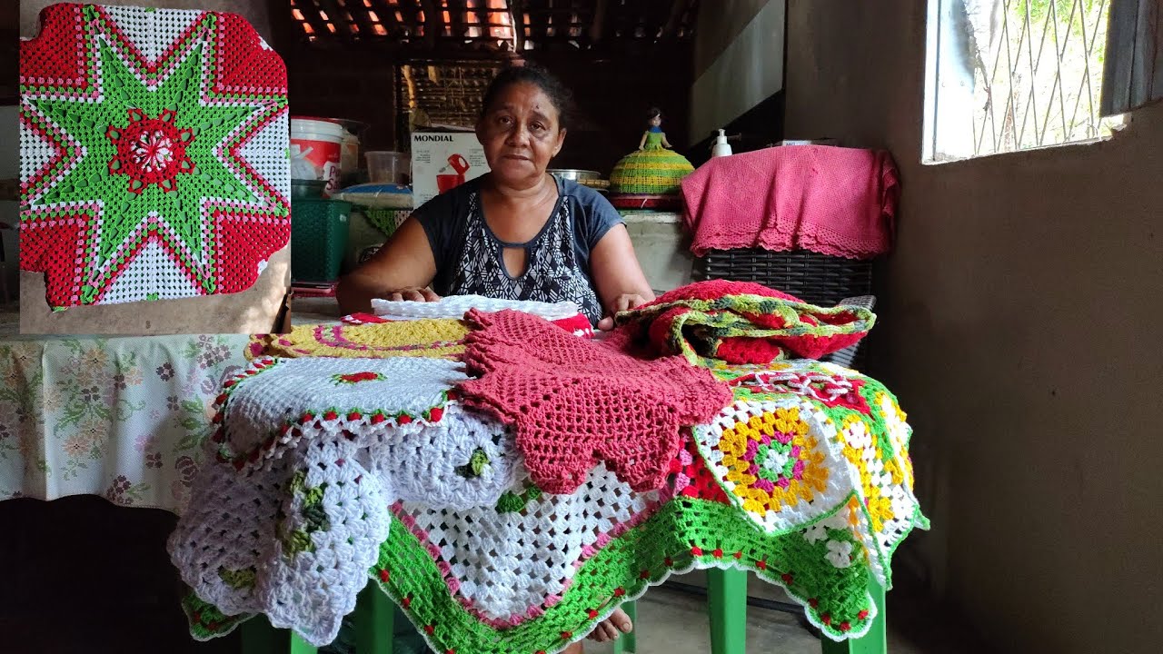 A CROCHÊTEIRA RAIZ, APRESENTOU MARAVILHOSOS TRABALHOS EM CROCHÊ/ VEJA 
