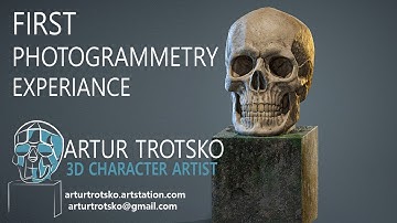 My first experience with photogrammetry 3DF Zephyr. Sculpting a Skull with Clay