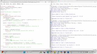 Develop a hanged man game with Python