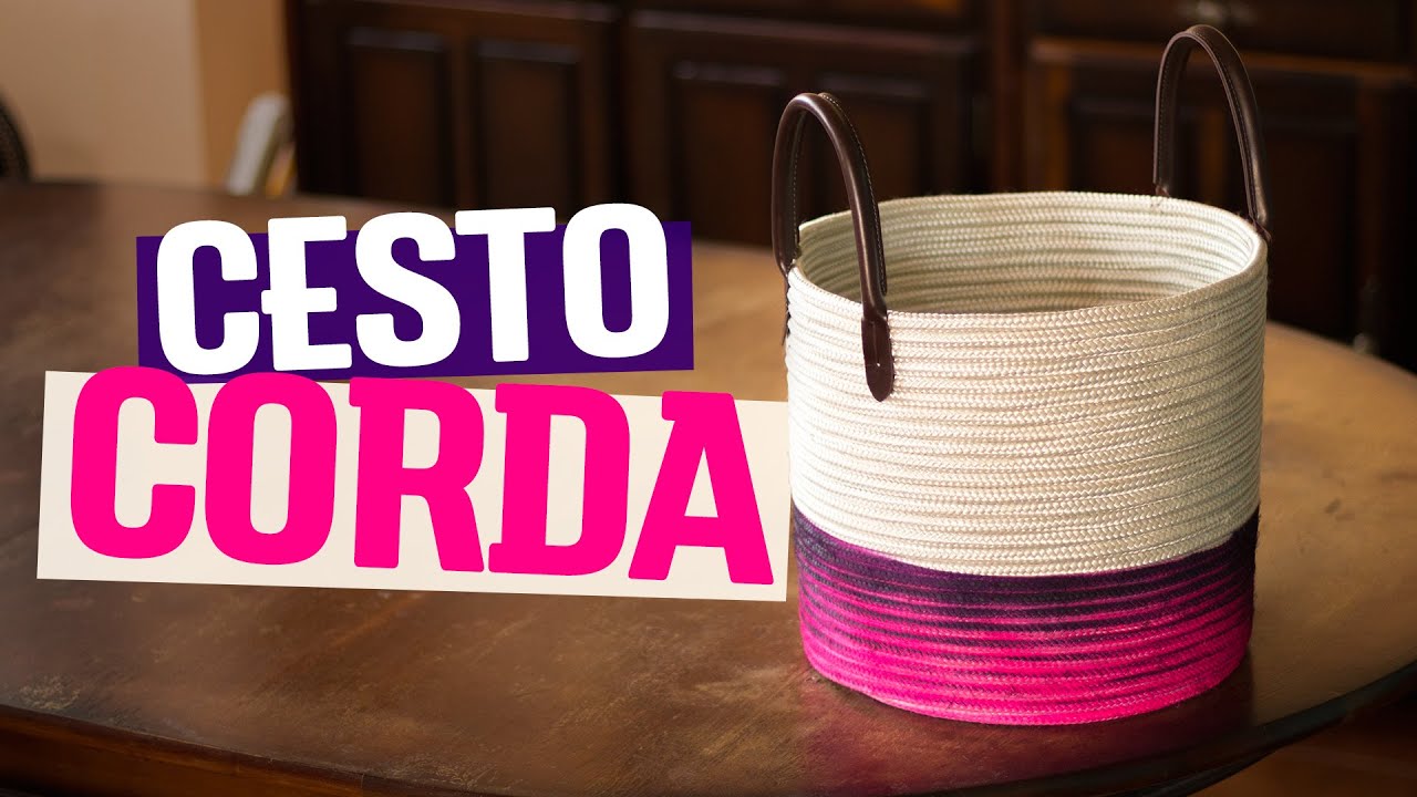 DIY - CESTO DE CORDA