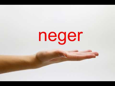 How to Pronounce neger - American English