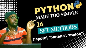 Python Set Methods #16