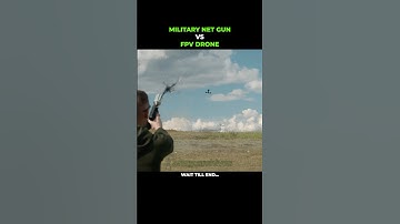 Military Net Gun vs FPV Drone 🤯