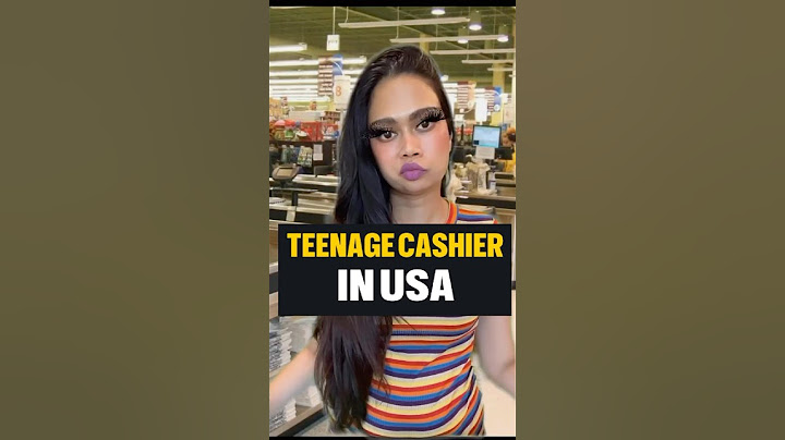Teenage Cashier In USA 🇺🇸