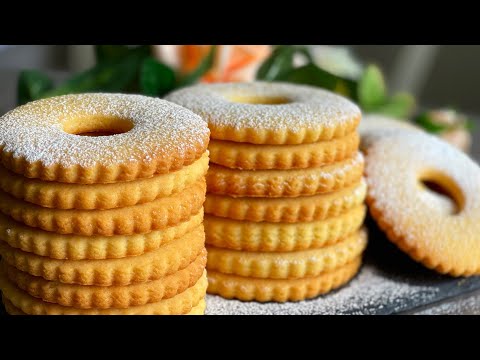 Agizda yag kimi eriyen ,cox kovrek peceniyalar . Песочное печенье 🍪