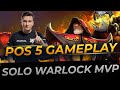 Warlock MVP Pos 5 by Solo | Full Gameplay Dota 2 Replay