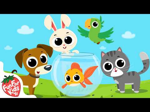 The Pet Song | Baby Fish Song & Dance With Shapes | Fun For Kids TV Nursery Rhymes & Baby Songs