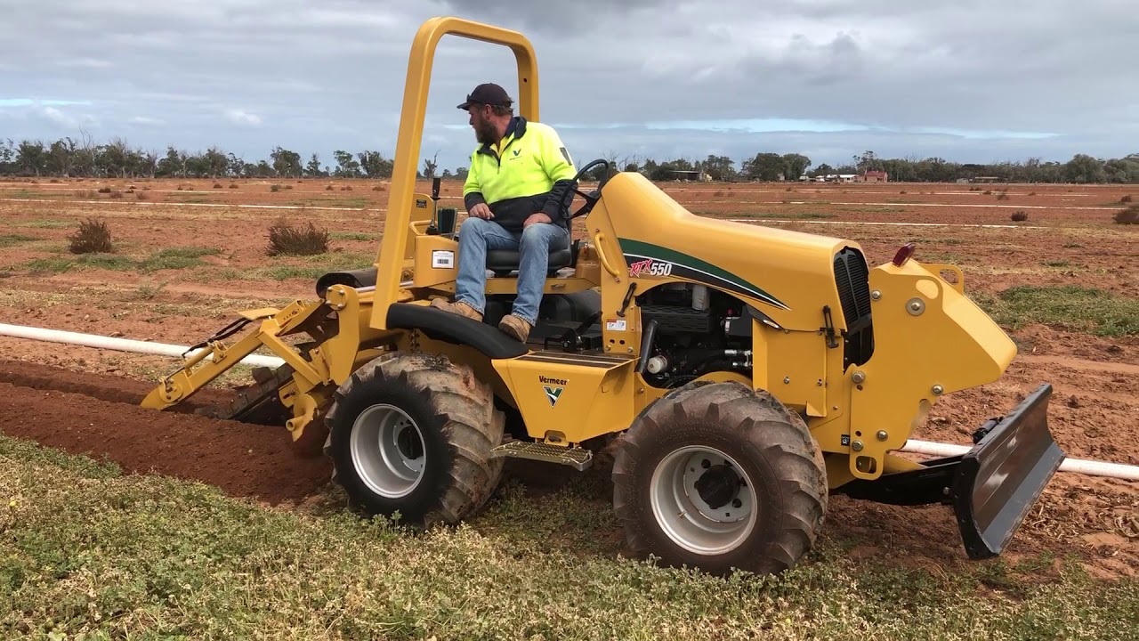 Vermeer RTX550 Trencher
