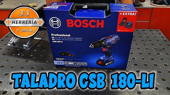 Taladro Atornillador a Batería 18 V BOSCH GSB 18V-21 2 baterías