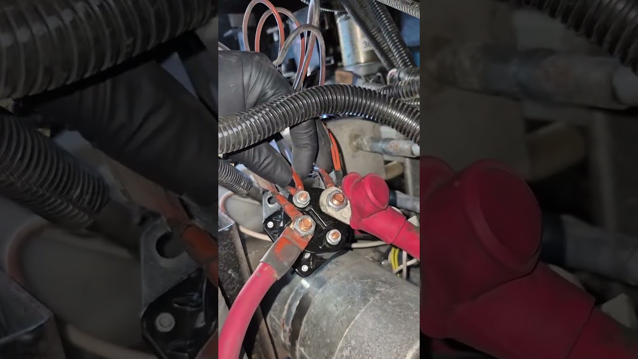 HWH leveling system relay wiring loose & not wired correctly at previous repair shop