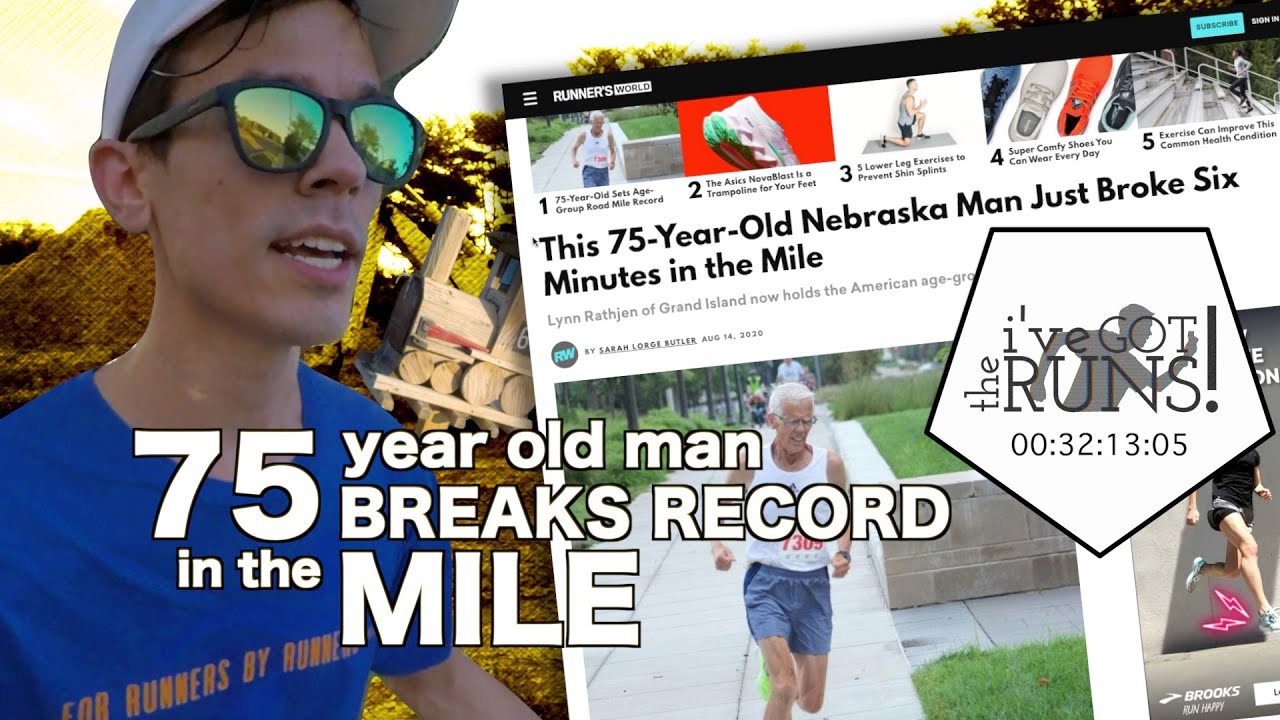 75-Year-Old Runs Six-Minute Mile  Lynn Rathjen Sets American Age-Group  Mile Record
