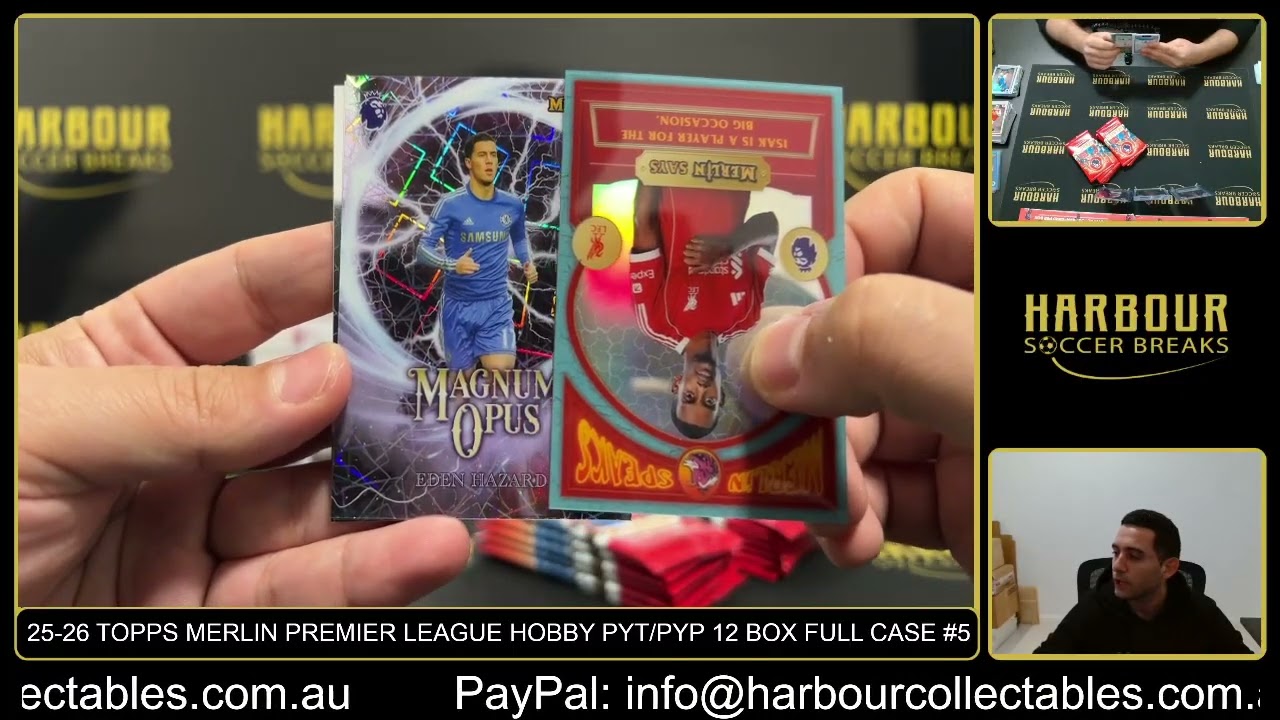 Break #5 - 2026 Topps Merlin Premier League HOBBY 12 Box Full Case 