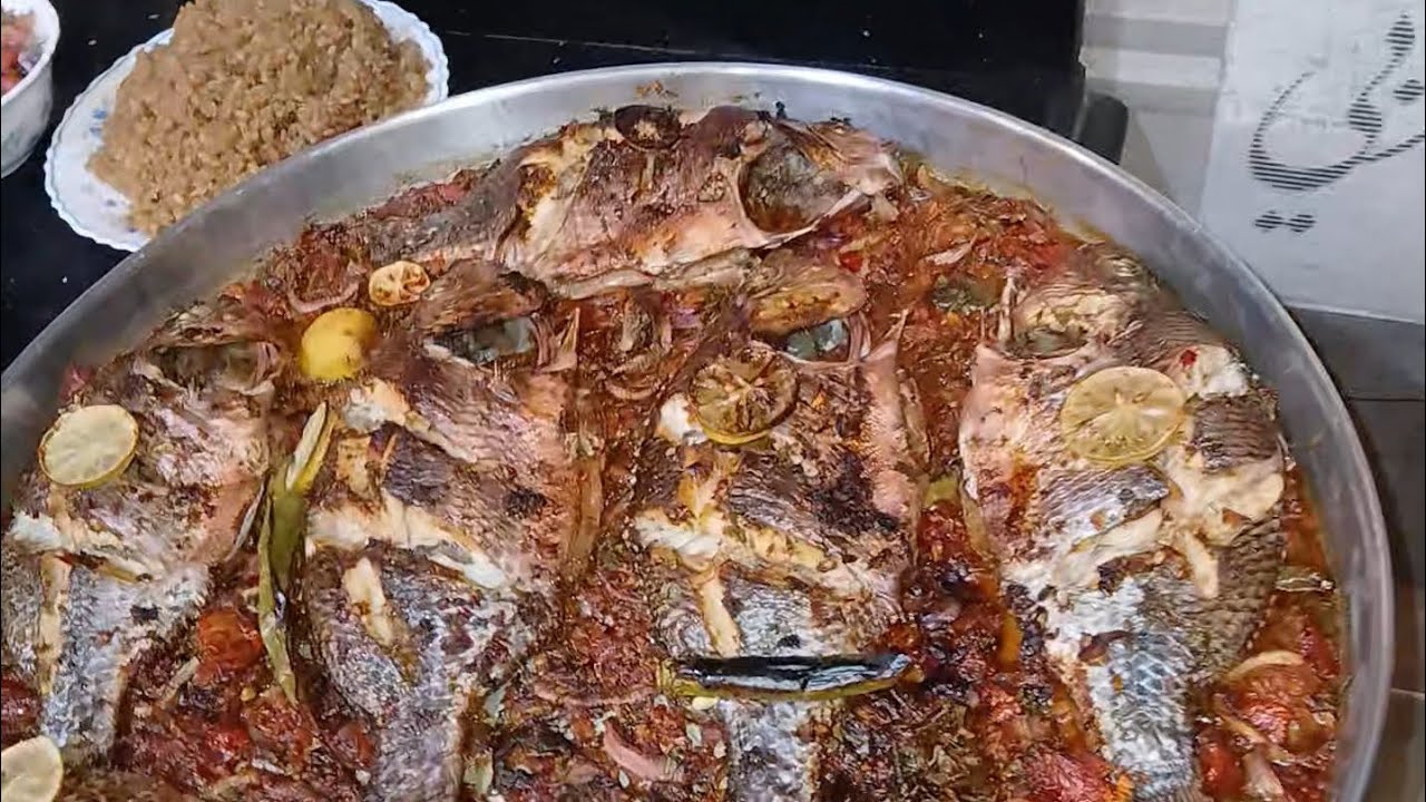 لازم تجربي صينية السمك👌جبارة ب زيت✔️ و لمون✔️😋💯💯
