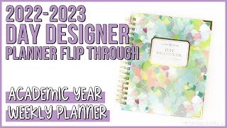 DAY DESIGNER ACADEMIC YEAR WEEKLY PLANNER Flip Through | Flagship Academic Year Planner Review