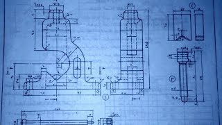 رسم هندسى تجميعي تخصص ميكانيكا انتاج. منجلة مواسير