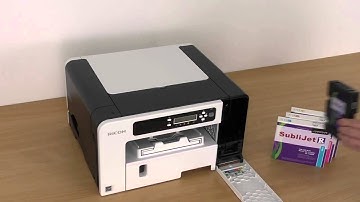 Ricoh SG 3110 7100DN Printer Installation for Sublimation Printing