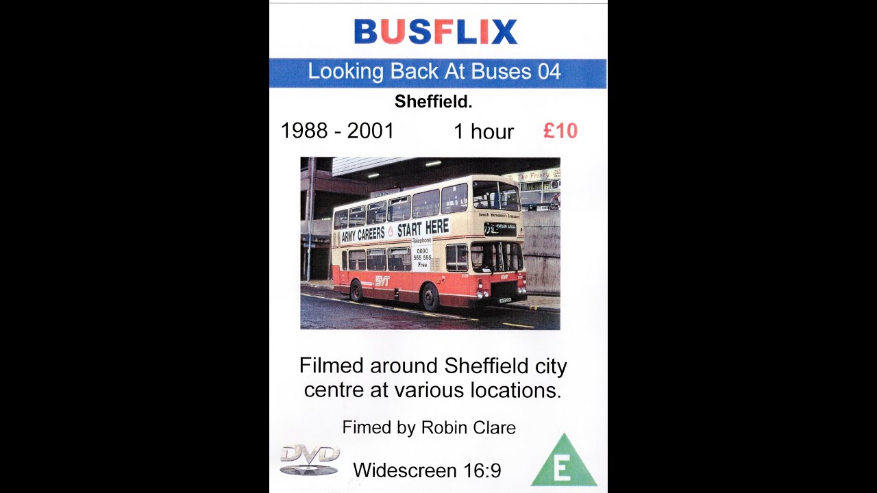 Looking Back At Buses 04  Sheffield.  1988 - 2001