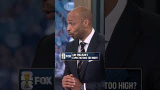 Before the match, Thierry Henry spoke about the high expectations set by England