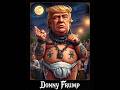 DONNY FRUMP (electric-trading-cards) #THORN-WILDER #MICROCINEMA #ANIMATION #DONNYFRUMP #AICOMEDY