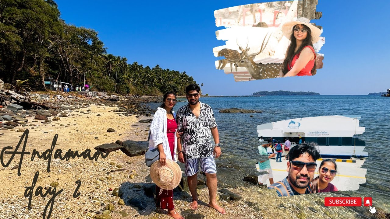 Andaman Vlog - Day 2 | Exploring Ross and North Bay islands | Semi Submarine 🐟🐠