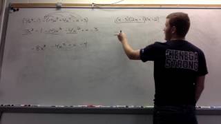 Algebra 2 Polynomial Unit Lesson 4 Operations with Polynomials