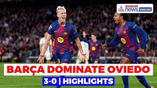 Barcelona vs Real Oviedo Highlights: Yamal Magic in 3-0 Win screenshot 5