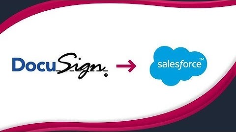 Docusign for Salesforce 2020 | Docusign and Salesforce