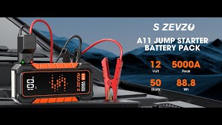 S ZEVZO A11 5500A Car Battery Jump Starter