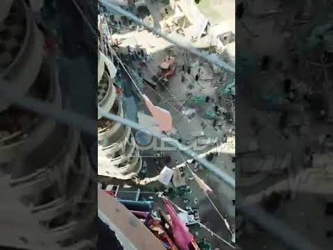 استمرار إزالة الاسواق العشوائية بعزبة السوق ببنها مع التطهير والتعقيم