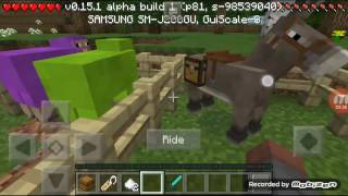 Minecraft pe easter egg for 0.15.0 and 0.15.1