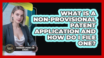 What Is A Non-Provisional Patent Application And How Do I File One?