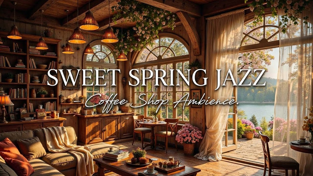 🌷🎷 Sweet Spring Jazz Ambience ☀️ Gentle Lounge Sounds for Relaxation & Calm Focus