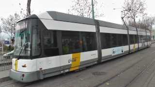 PCC streetcars, trams, buses, trucks and a lot of noise, Antwerpen, 26 nov 2013 part 1 of 2