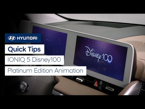 Quick Tips: IONIQ 5 Disney100 Platinum Edition Animation | Hyundai