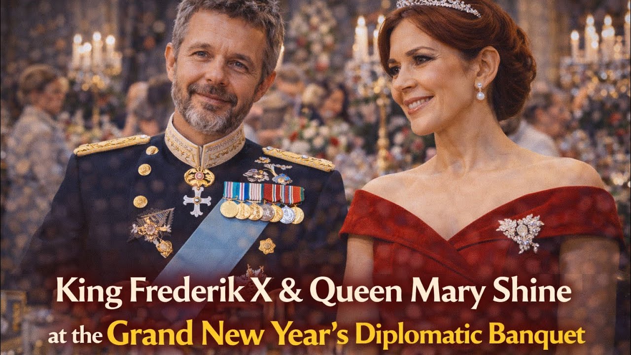 King Frederik X & Queen Mary Shine at the Grand New Year’s Diplomatic Banquet