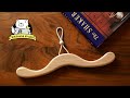 Woodworking Router Projects| Template Routing to make a Shaker-inspired Wooden Hanger (subtitled)