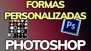 Cómo usar la HERRAMIENTA de FORMAS PERSONALIZADAS en PHOTOSHOP