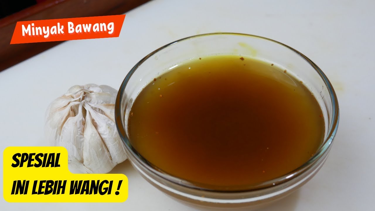 CARA Bikin MINYAK BAWANG untuk MIE AYAM, SPESIAL  Ini LEBIH WANGI ! - By Tomafery Cooking !