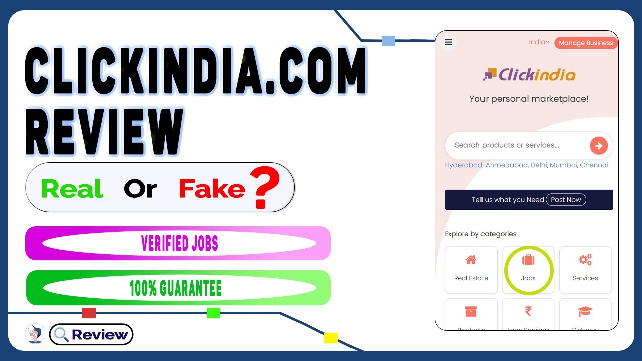 Click India Website Clickindia.Com Review | Clickindia Fake Or Real | Clickindia.Com ...