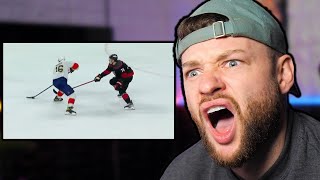 SOCCER FAN REACTS: NHL CRAZY DANGLES!