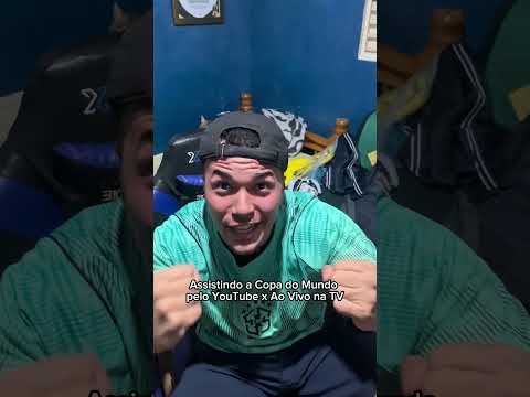 Como vai ser assistir a Copa do Mundo pelo YouTube vs na TV😂