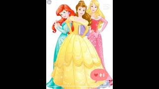 Disney Princess song with photos