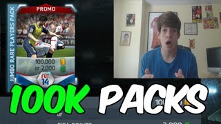 Asdfghjkl So Many 100K Packs?? - Fifa 14