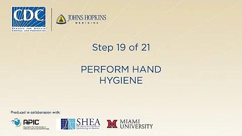 Perform Hand Hygiene (Step 19/21)