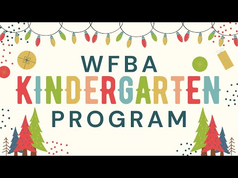 Kindergarten Christmas Program | West Florida Baptist Academy