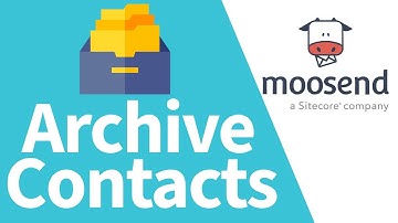 Moosend: Archive an Email List Contact Manually