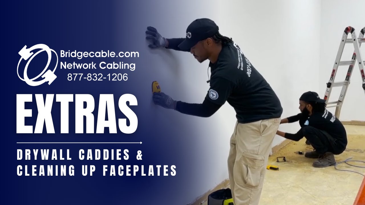 Quick Fun with Drywall Caddies for Low Voltage Installing & Cleaning