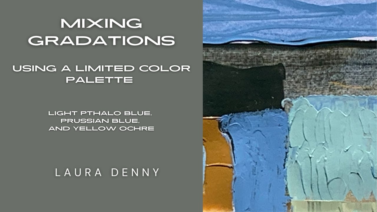 Mixing Paint Gradations with a Limited Color Palette