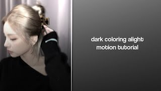 ae inspired dark coloring on alight motion tutorial #2 screenshot 4