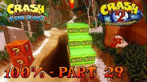Crash Bandicoot 2 - N. Sane Trilogy - 100% Walkthrough, Part 29: Bee-Having (Clear & Purple Gem)